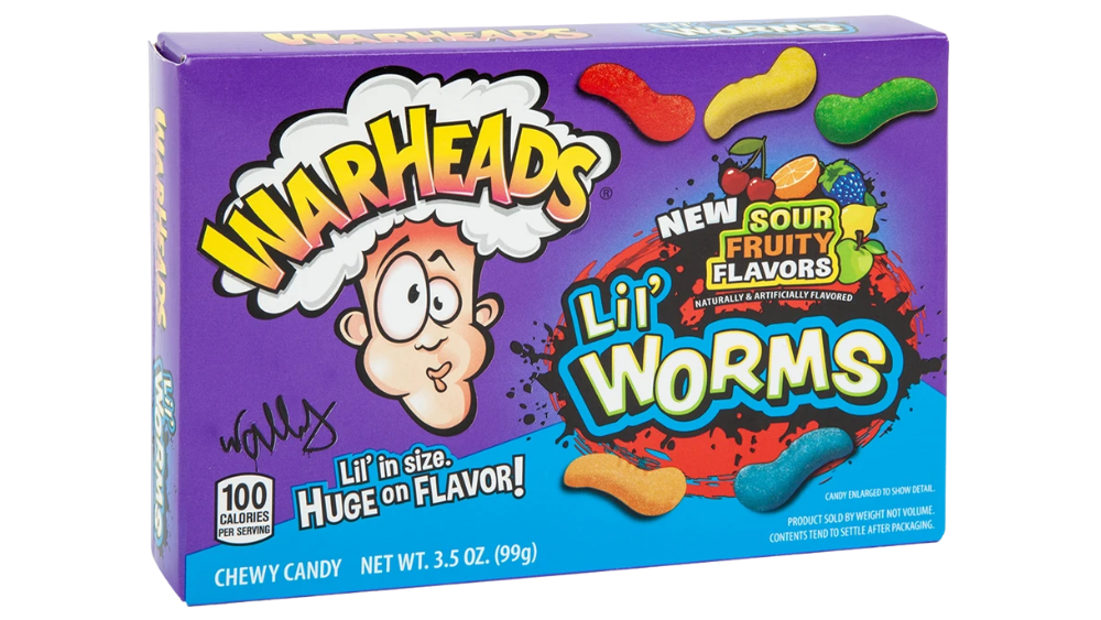 סוכריות גומי חמוצות WARHEADS Lil' Worms
