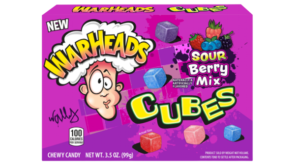 סוכריות גומי חמוצות WARHEADS Cubes