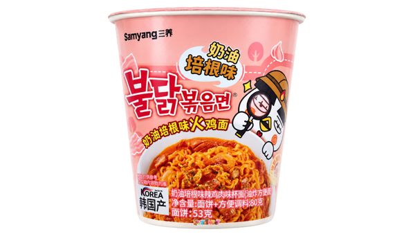 ראמן SAMYANG בטעם שמנת ובייקון