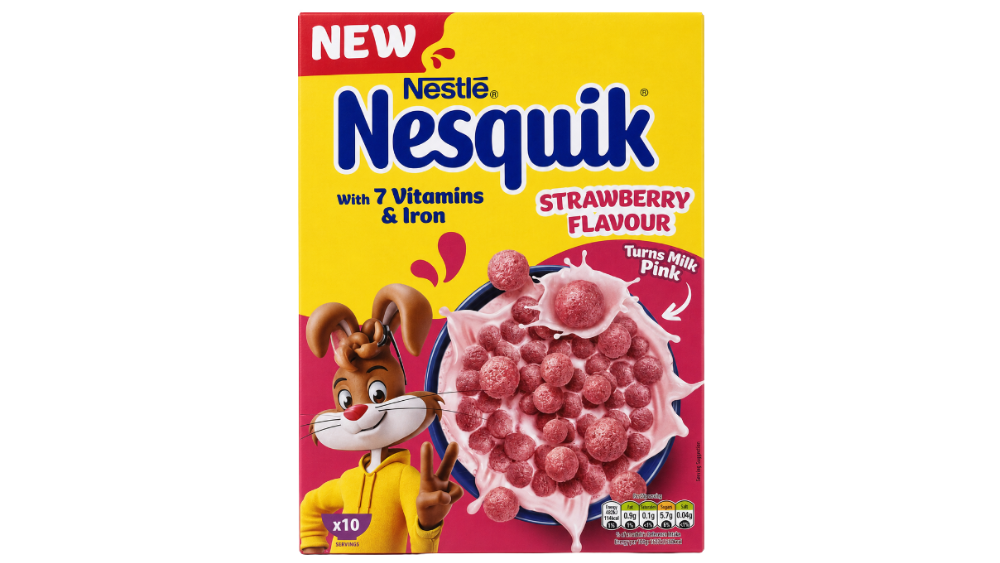 דגני בוקר Nesquik בטעם תות