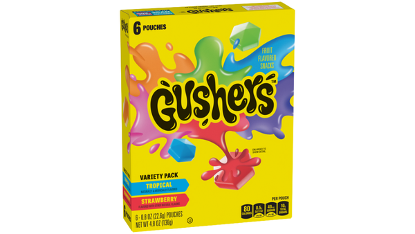 מארז גומי GUSHERS בטעמי פירות