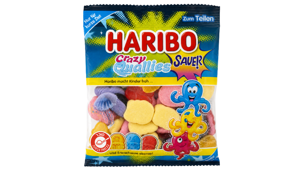 גומי HARIBO חמוץ בצורת מדוזות