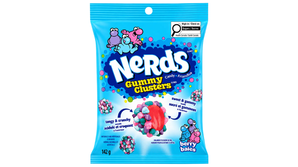 גומי NERDS Gummy Clusters בטעם פירות יער