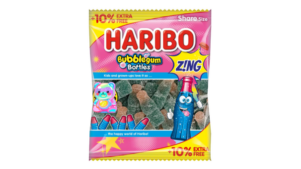 גומי HARIBO בקבוקי מסטיק Bubblegum Bottles