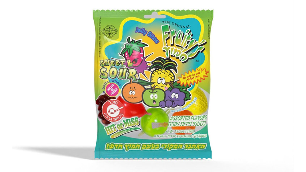 Fruity's Jelly Bites ממתקי ג'לי בטעמי פירות - חמוץ!