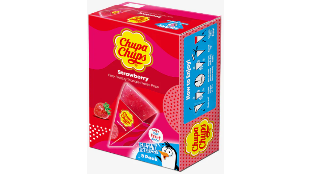 שמיניית מיני שלוקים CHUPA CHUPS בטעם תות