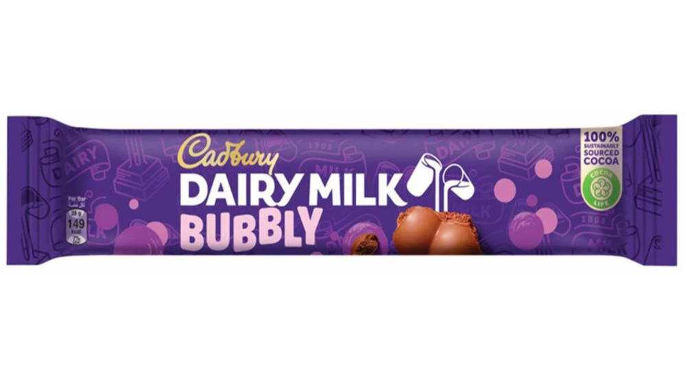 חטיף שוקולד אוורירי Cadbury BUBBLY