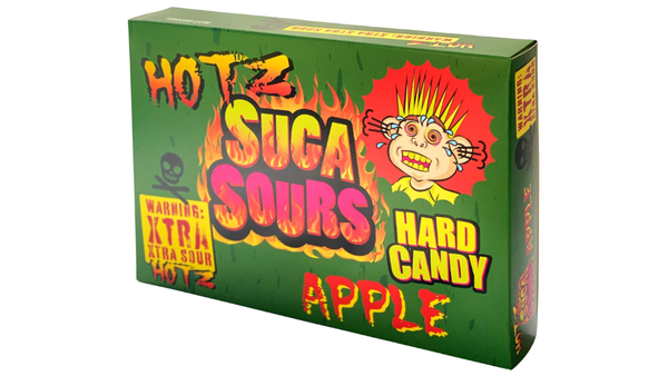 סוכריות SUGA SOURS בטעם תפוח חמוץ