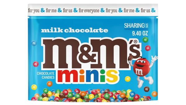 מיני סוכריות m&m's שוקולד חלב