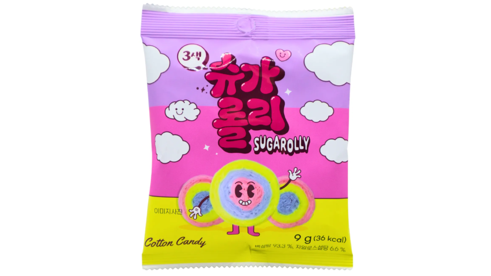 עיגולי צמר גפן מתוק SUGAROLLY צבעוניים