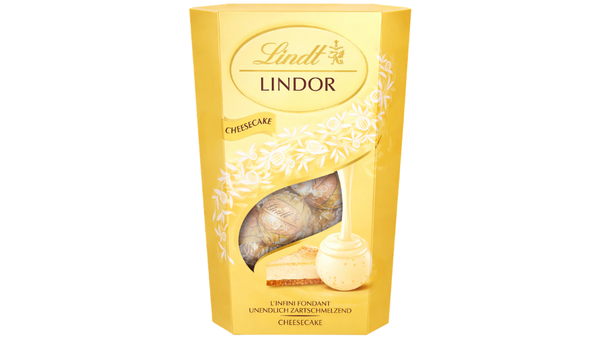 פרליני שוקולד Lindt LINDOR בטעם עוגת גבינה