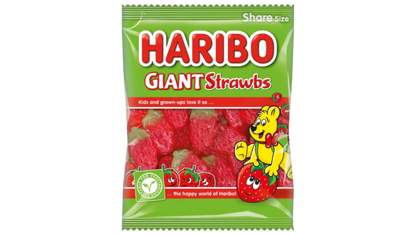 גומי HARIBO בצורת תותים ענקיים