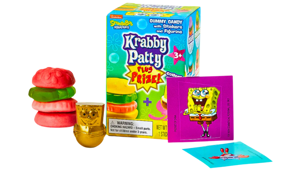 מארז גומי Krabby Patty עם הפתעה