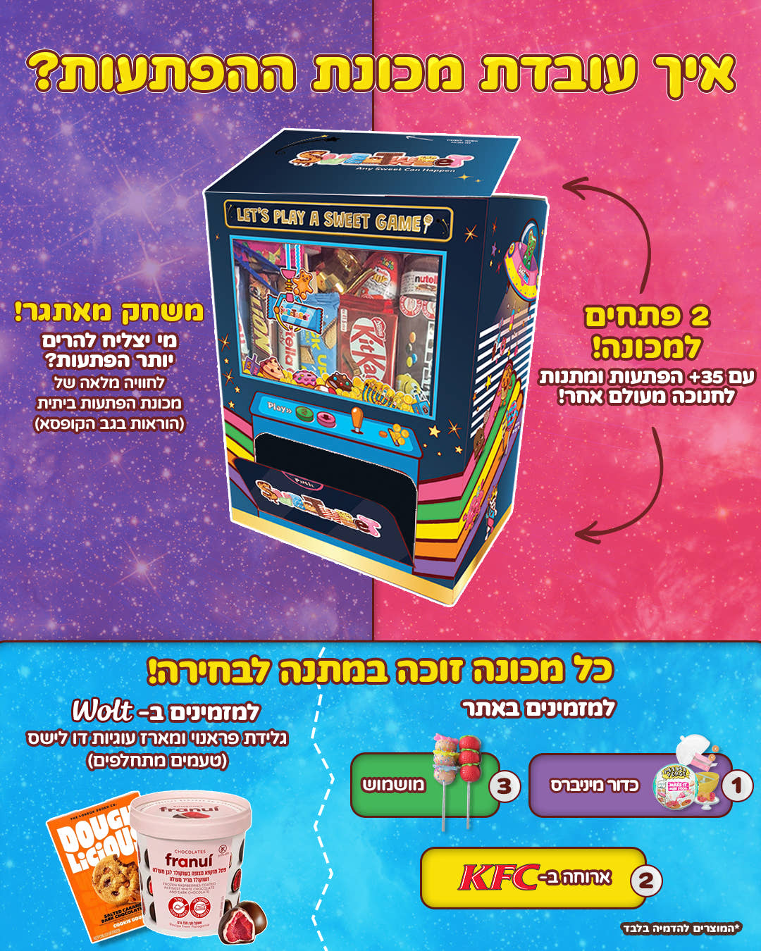 סוויטבוקס חנוכה - מכונת ההפתעות (XL)