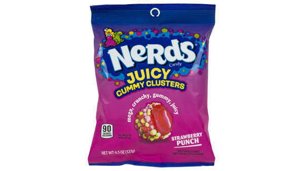 גומי NERDS JUICY Gummy Clusters פונץ' תות