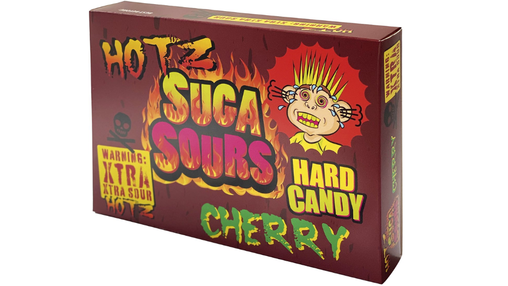 סוכריות SUGA SOURS בטעם דובדבן