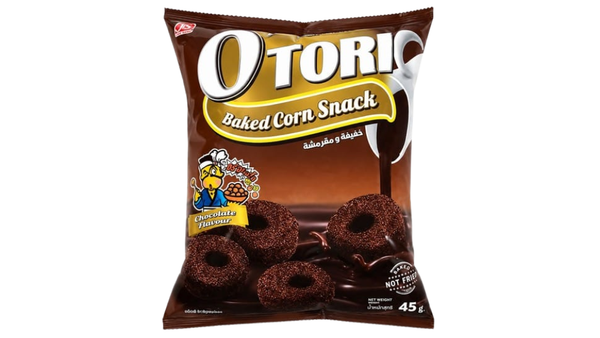 חטיף תירס אפוי בטעם שוקולד O'TORI