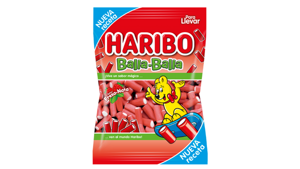 גומי HARIBO מיני צינורות Balla-Balla תות