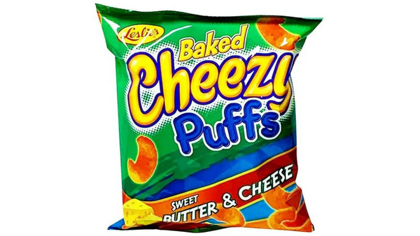חטיף אפוי Cheezy Puffs בטעם חמאה וגבינה