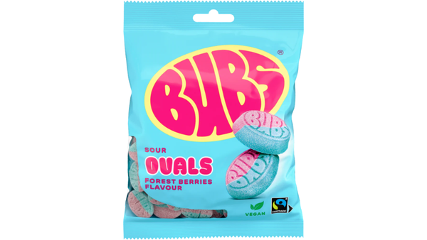 גומי שוודי BUBS בטעם פירות יער חמוץ