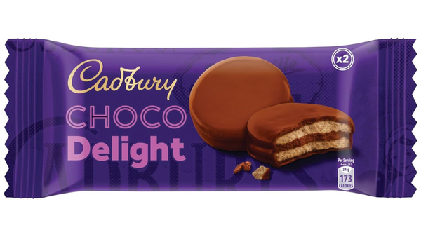 זוג עוגיות קדבורי CHOCO DELIGHT