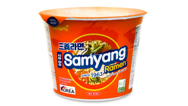 נודלס קלאסי samyang בקערה