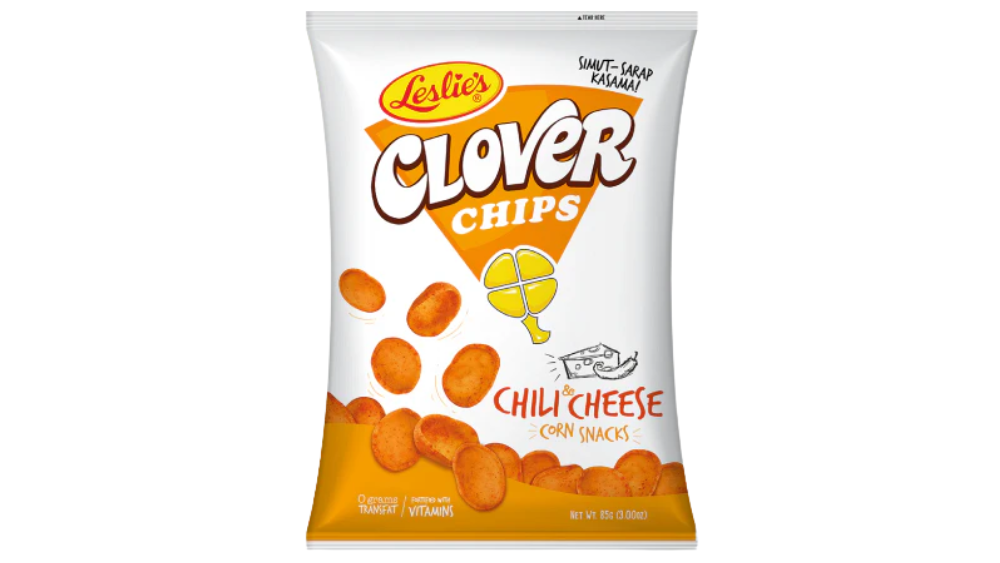 חטיף צ'יפס תירס בטעם צ'ילי וגבינה CLOVER chips