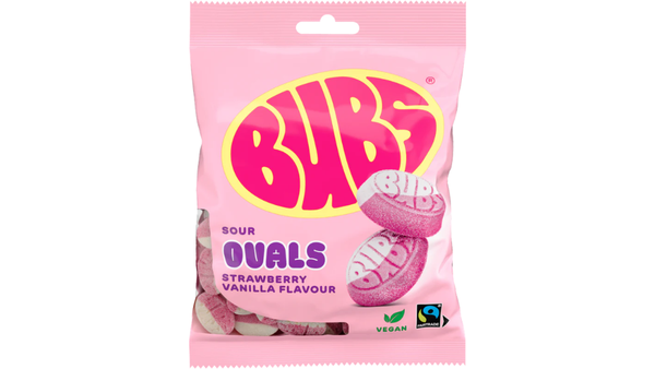 גומי שוודי BUBS בטעם תות ווניל חמוץ