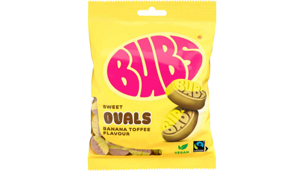 גומי שוודי BUBS בטעם טופי בננה
