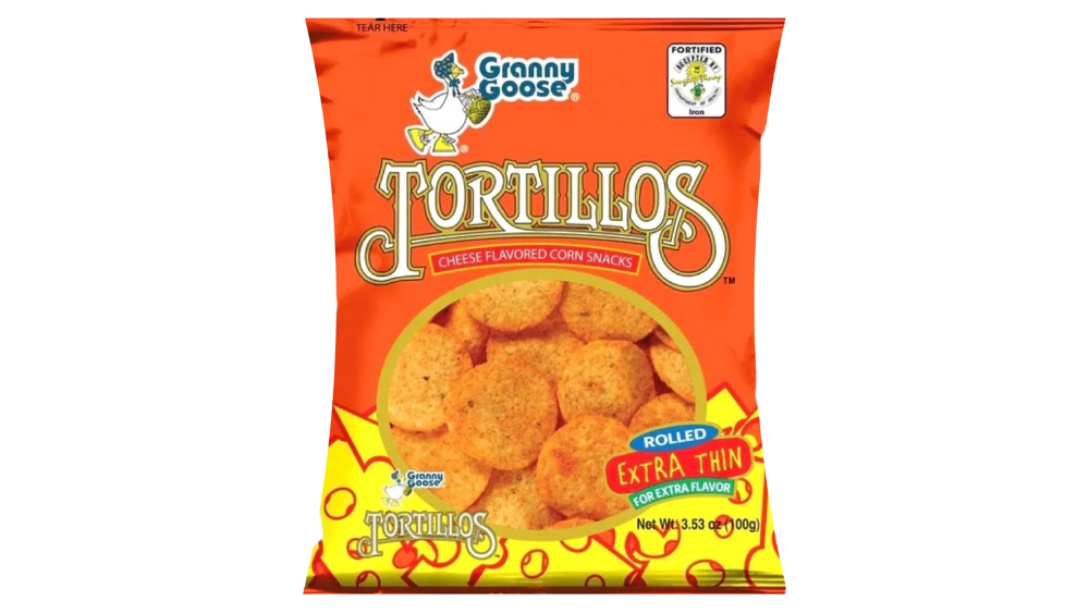 נאצ'וס דקיקים מתובלים בטעם גבינה TORTILLOS