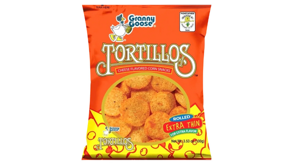 נאצ'וס דקיקים מתובלים בטעם גבינה TORTILLOS