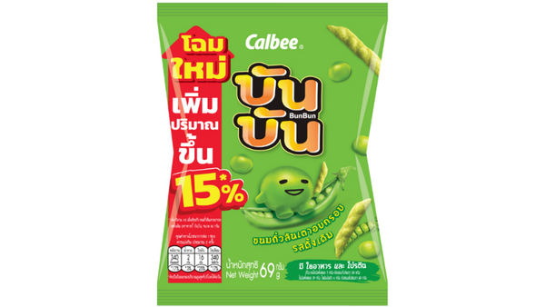 חטיף אפונה BUNBUN של Calbee