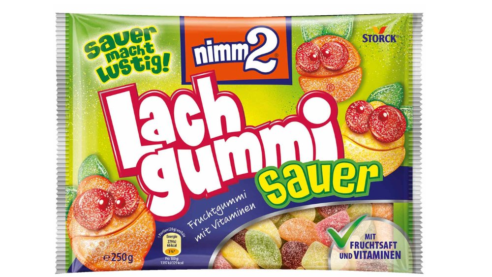 גומי nimm2 מגרמניה - Lach gummi Sauer - חמוץ