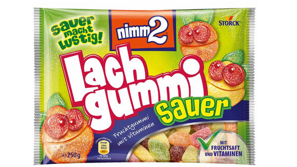 גומי nimm2 מגרמניה - Lach gummi Sauer - חמוץ