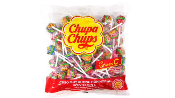 מארז 60 סוכריות על מקל CHUPA CHUPS בטעמי פירות