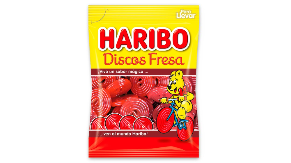 גומי HARIBO מגולגל Discos Fresa