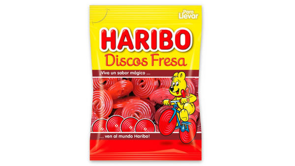גומי HARIBO מגולגל Discos Fresa