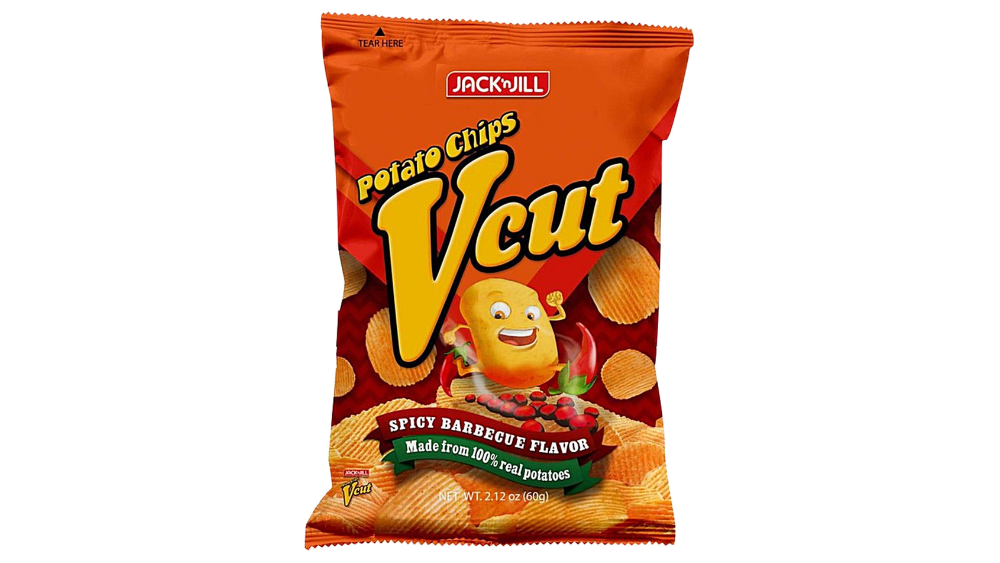חטיף צ'יפס ברביקיו חריף Vcut