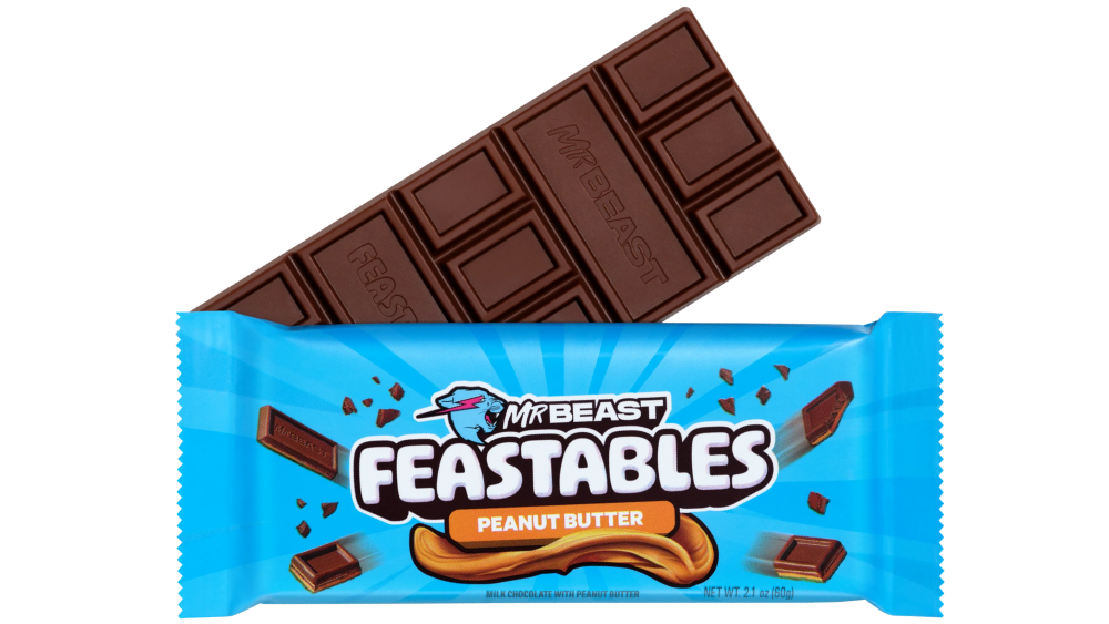 טבלת שוקולד FEASTABLES חמאת בוטנים