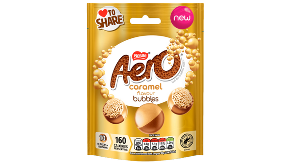 כדורי שוקולד אווריריים בטעם קרמל Aero