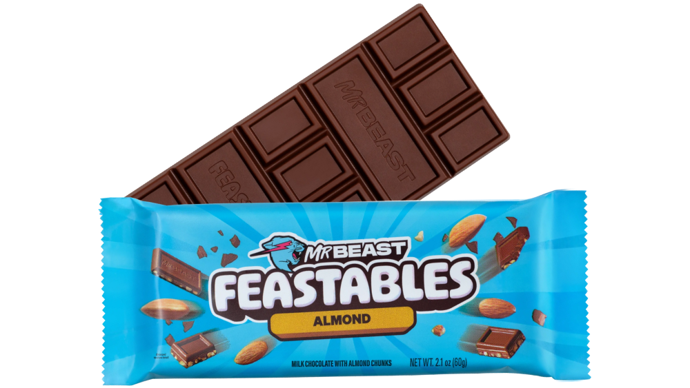 טבלת שוקולד FEASTABLES שקדים