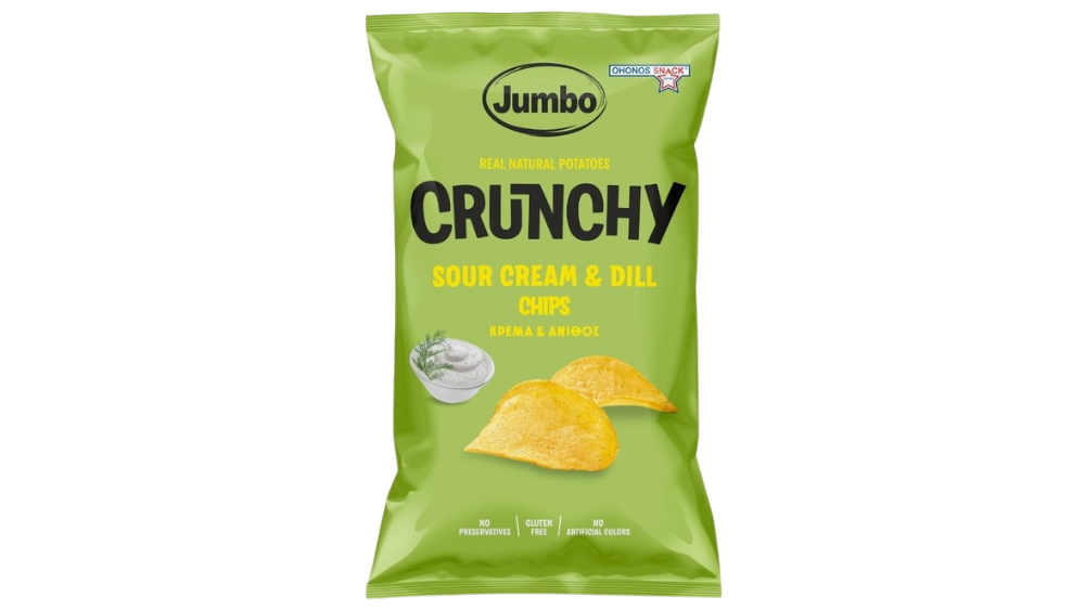 חטיף צ'יפס בטעם שמנת ושמיר JUMBO