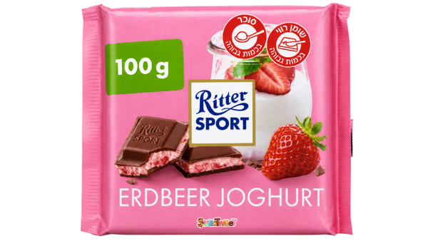 שוקולד Ritter SPORT קרם יוגורט תות