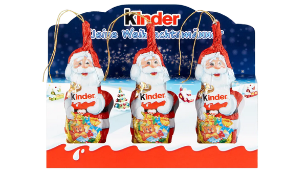 מארז שלישיית שוקולד Kinder בצורת סנטה קלאוס