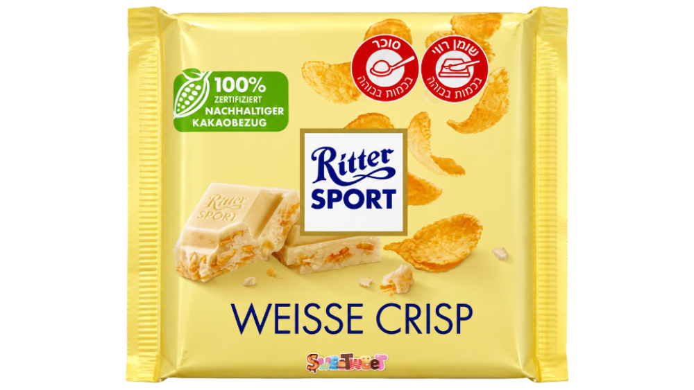 שוקולד לבן Ritter SPORT קורנפלקס