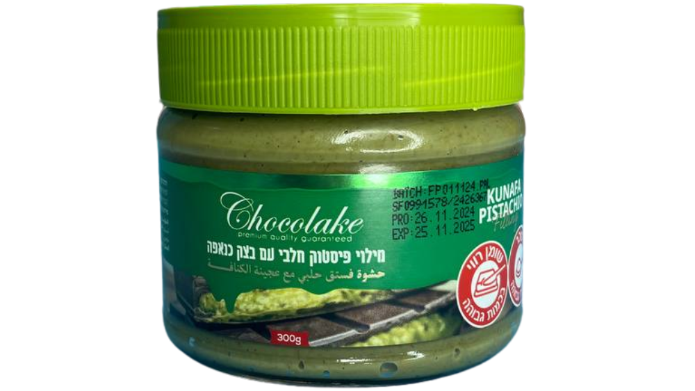 ממרח פיסטוק עם כנאפה - להכנת שוקולד דובאי