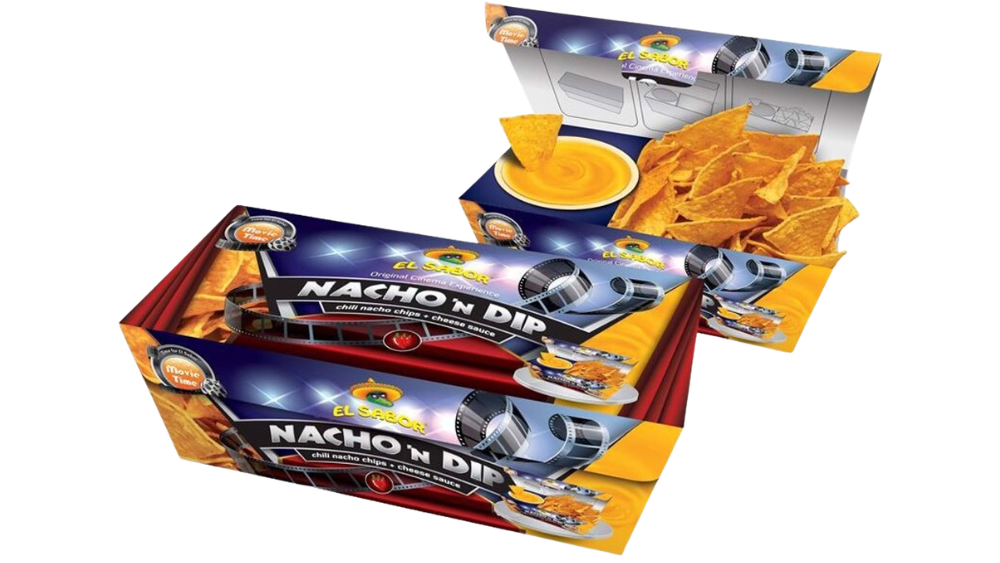 מארז נאצ'וס צ'ילי ומטבל גבינה EL SABOR