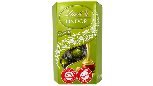 פרליני שוקולד Lindt LINDOR פיסטוק