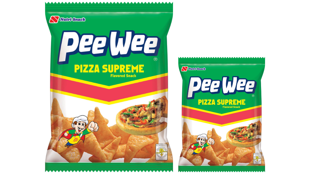 חטיף בטעם פיצה Pee Wee