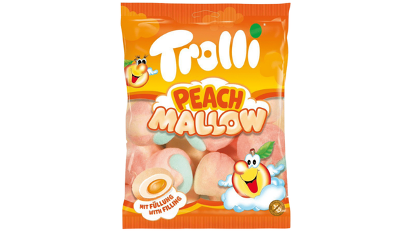 מרשמלו טרולי PEACH MALLOW עם מילוי פירותי